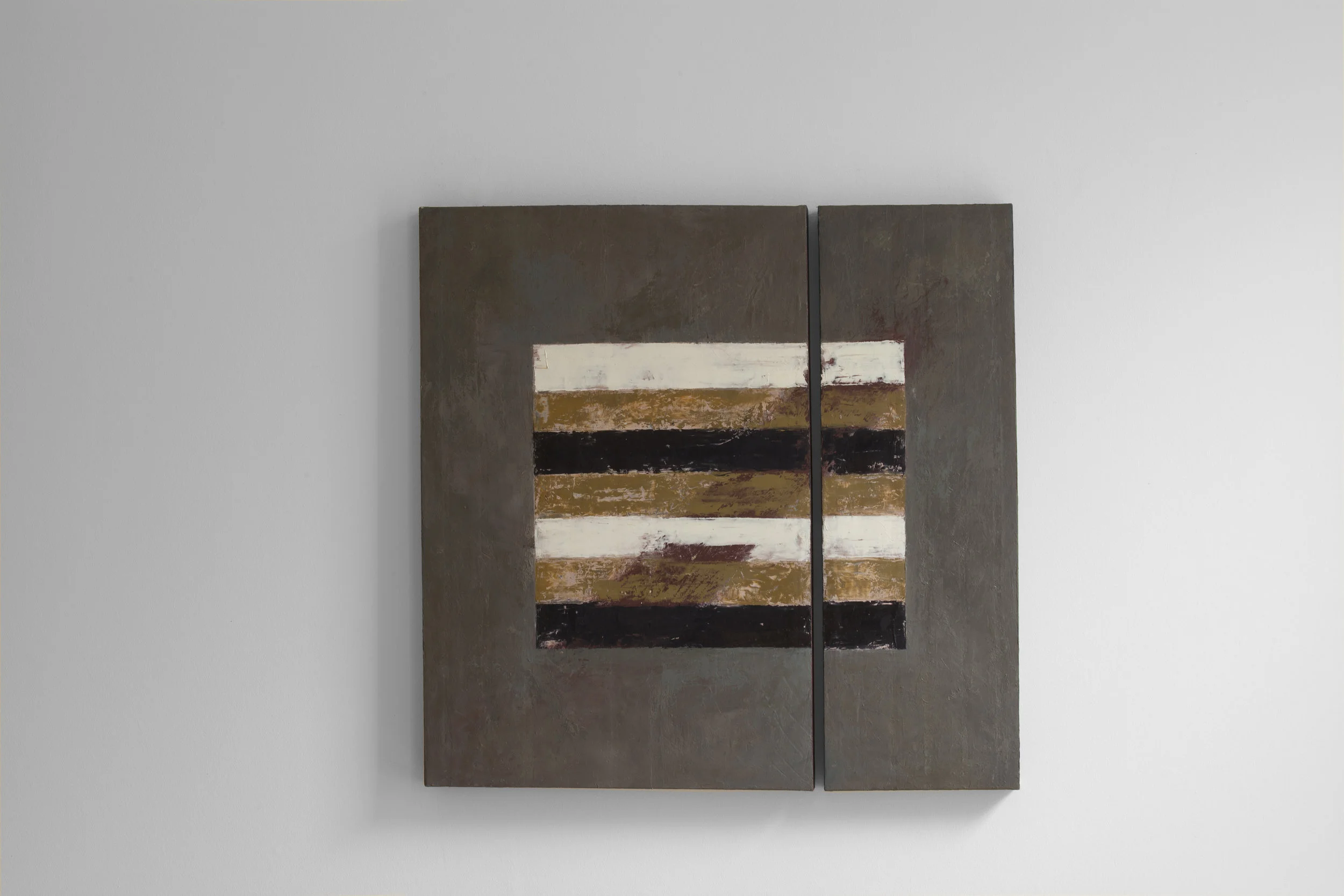  'Loss' (diptych) 1997.&nbsp;Oil on canvas. 76 x 77.5 x 5cm. 