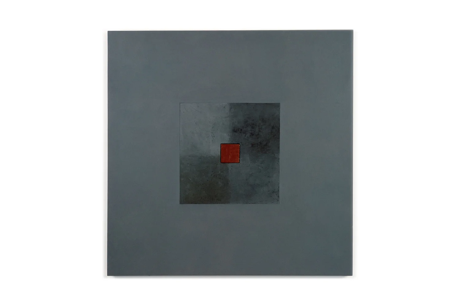  'Unified Field Painting no. 7' 2005. Oil on canvas. 101.5 x 101.5 x 7.5cm. (Private collection). 