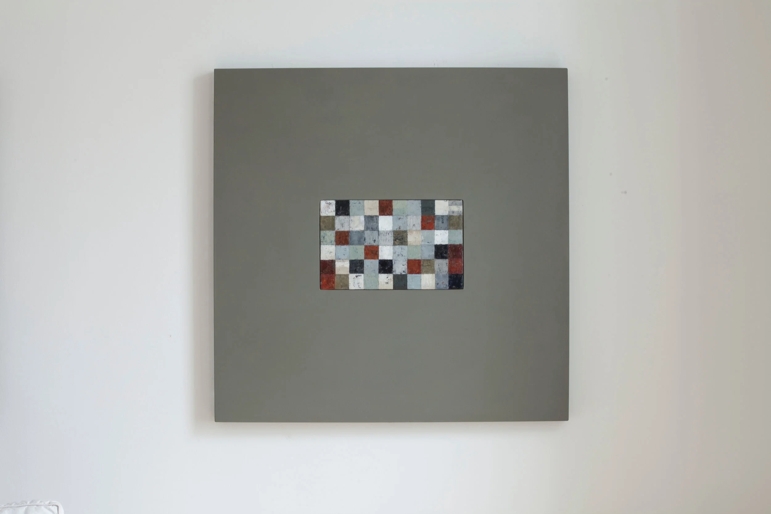  'Harmony Series' (Companion)&nbsp; 2017. Oil on canvas. 101.5 x 101.5 x 5cm. 