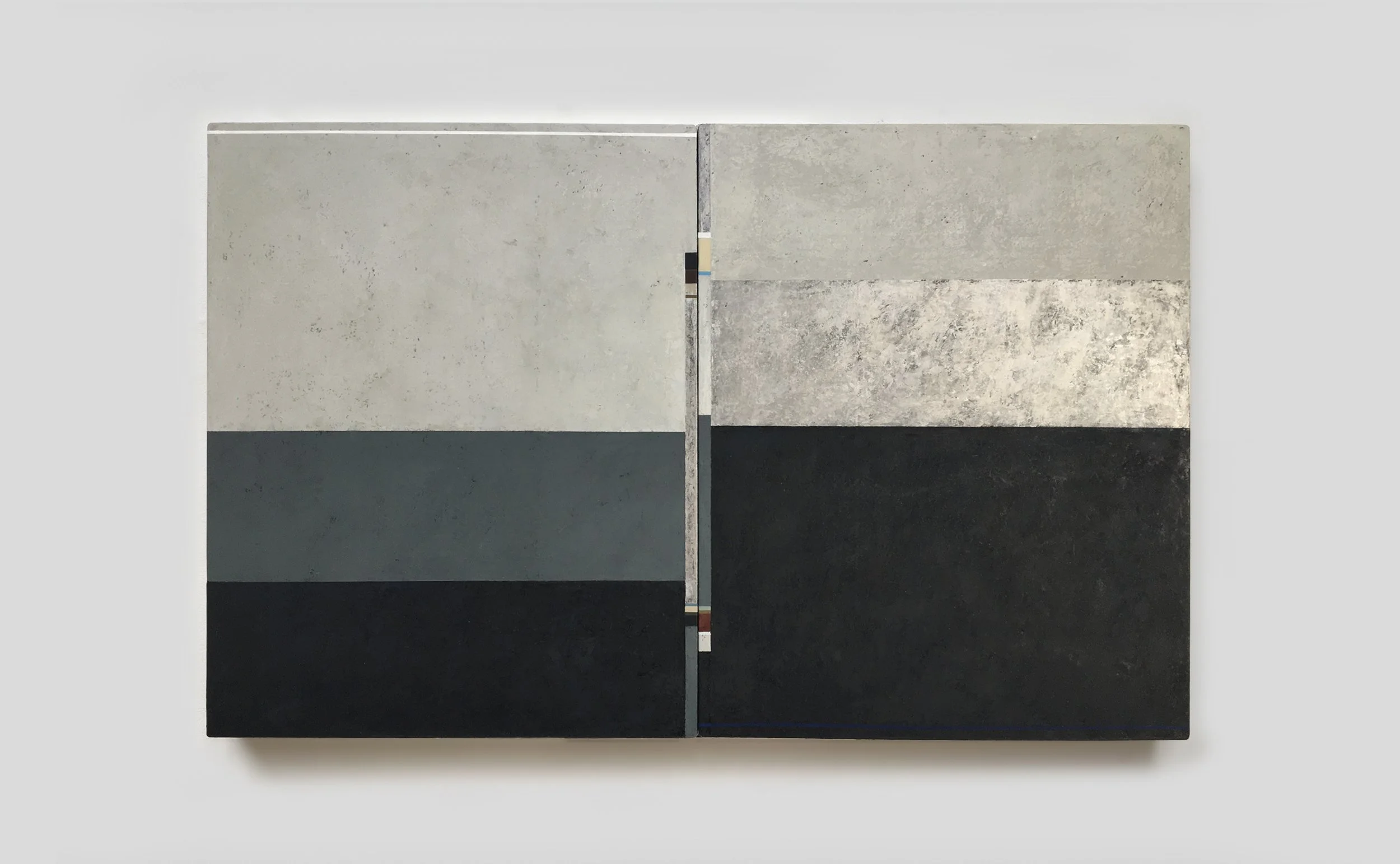  ‘Reciprocal Maintenance 5', 2024 (Diptych).Oil on canvas. 63.5x102x5 cm. 