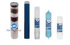 Mineral cartridges can structure water but they dissolve and need routine replacement. 