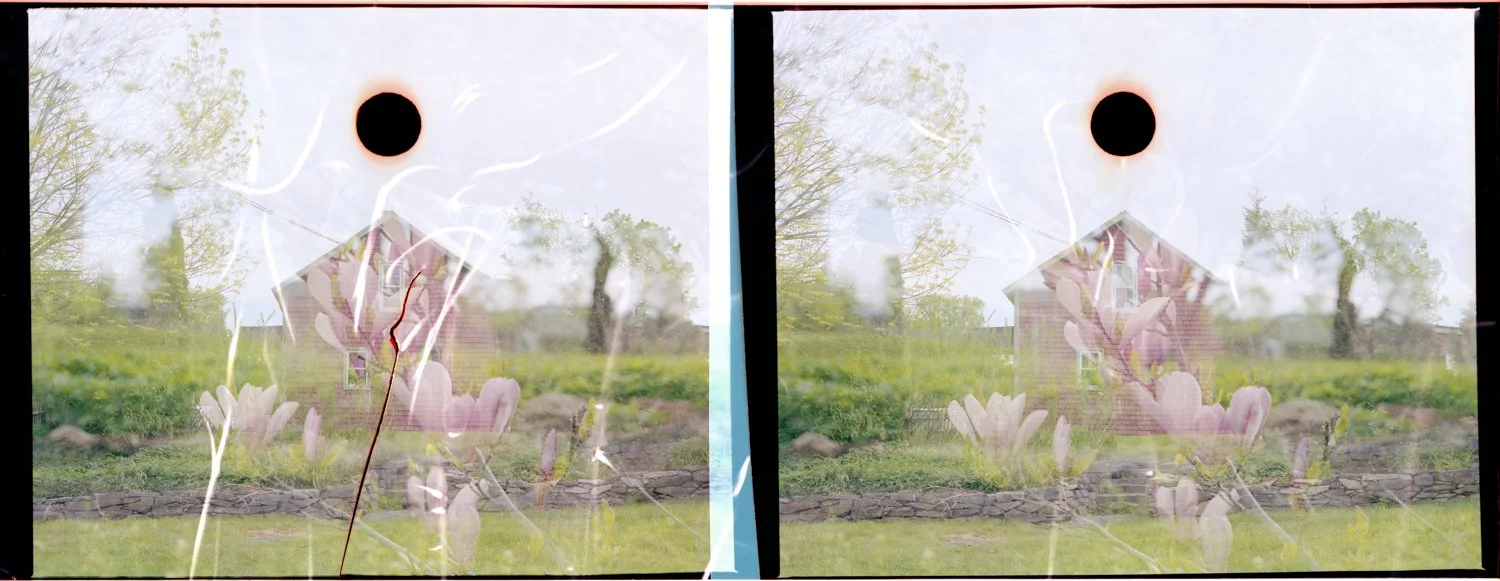 Stereo #1: The Early Days When Nothing Made Sense; 13x32 inch Archival Pigment Print 
