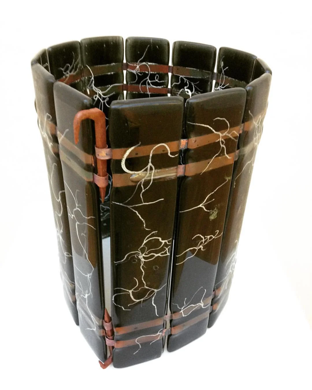   Continuous Narration &nbsp;glass, copper, and iron 