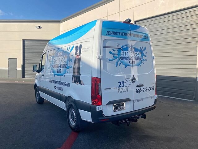 Sprinter van wrapped up and ready to head to work!  This one was for @jsp_hvac 
Contact us if you&rsquo;re looking to have anything done for your business #cawrap #californiawraps #sprinter