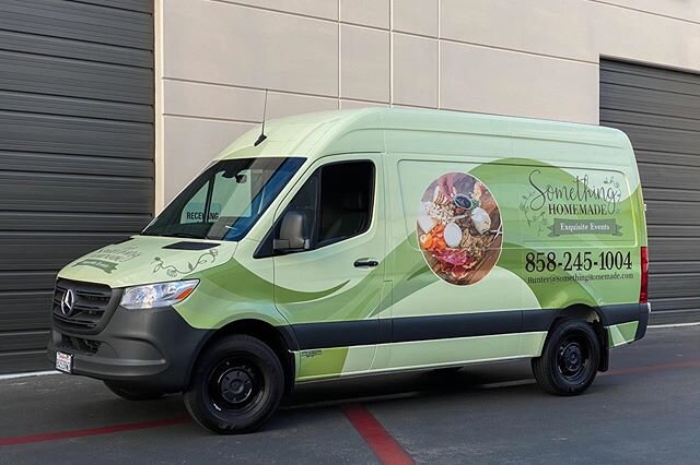 Something sweet for @something_homemade_ !!!
We designed, printed, laminated, and installed the wrap on this 2019 Sprinter.  Click the commercial highlight on our profile to see part of the process. #cawrap #californiawraps #sprinter