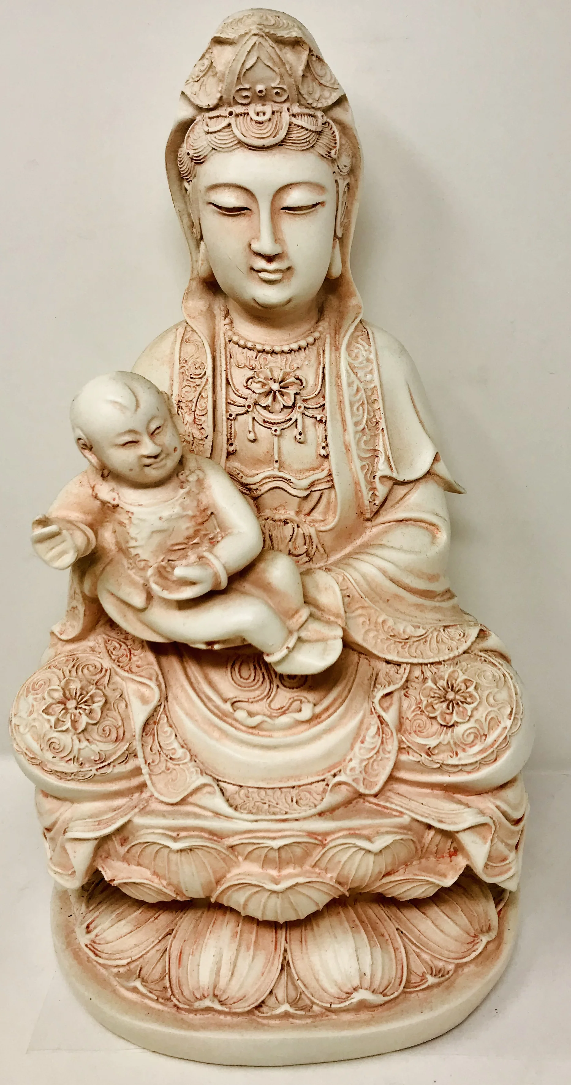 Quan Yin Holding Baby — Eye of Buddha