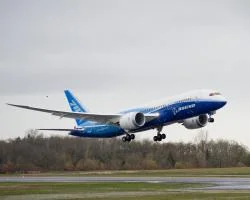 Flight testing for the 787 Dreamliner began in December 2009. The first test flight lasted 3 hours, 6 minutes and marked the beginning of a rigourous test flight program that will last throughout 2010. Image copyright of Boeing.