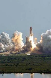 Figure 1. Space Shuttle Discovery launches. Image Courtesy: NASA