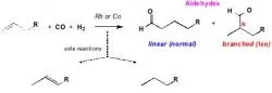 Figure 1: Standard Example of a Hydroformylation Reaction