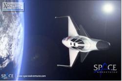 Mock up of the Xerus rocket plane built by XCOR and run by Space Adventures (Space Adventures)