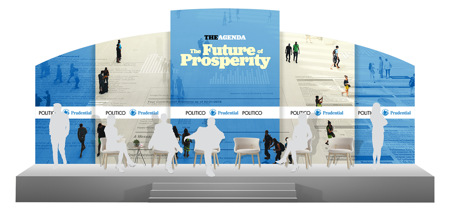 The Agenda - The Future of Prosperity Series 2018 - Stage Backdrop Mock-Up