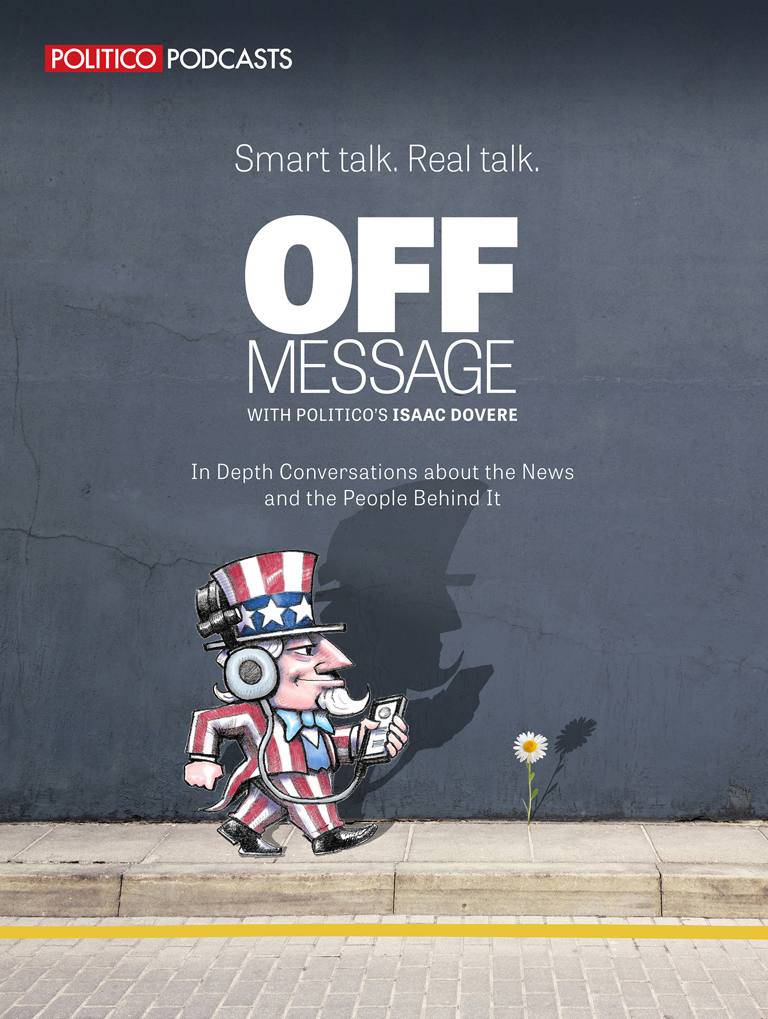 Mock-up for one of Politico's successful podcasts