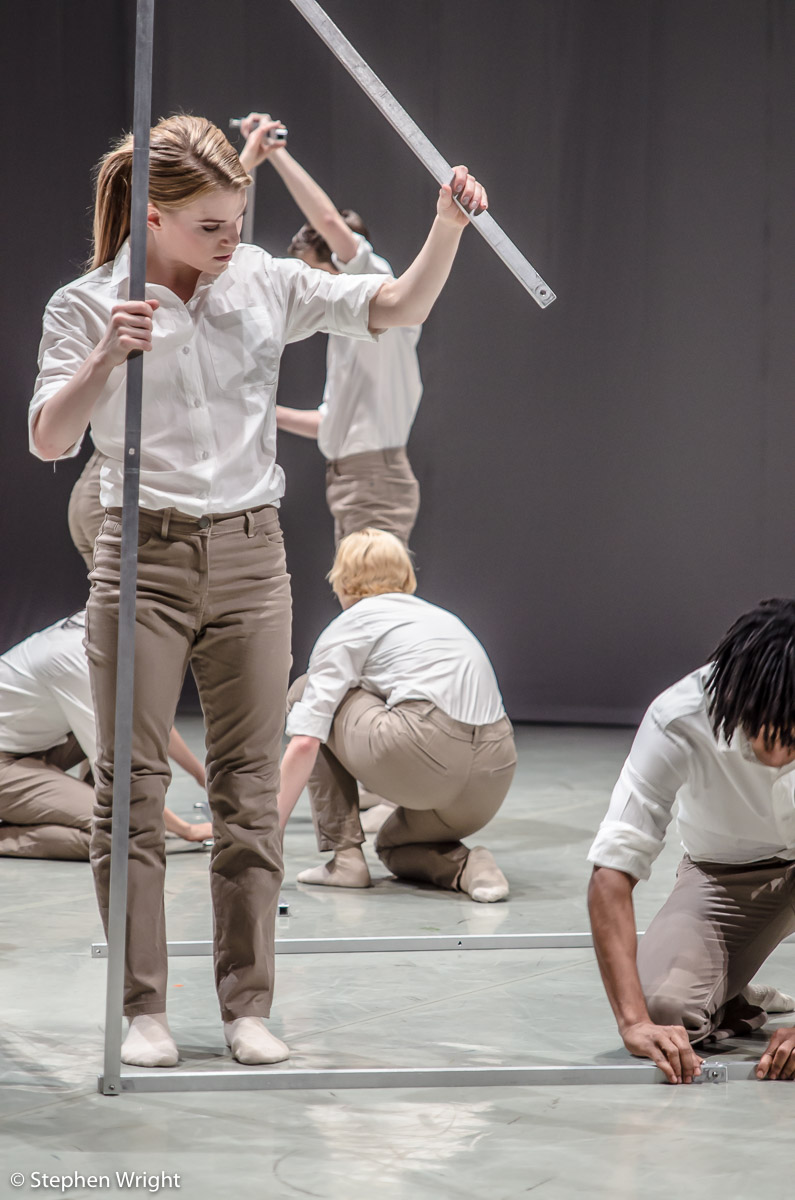 Hannah Rudd and Miguel Altunaga in Alexander Whitley 's work Frames for Rambert .