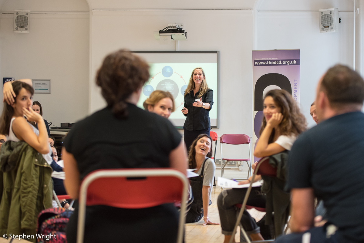 Isabel Mortimer of The Dancers Career Development working with dancers helping them with the difficult transition from professional dancing to a new career.