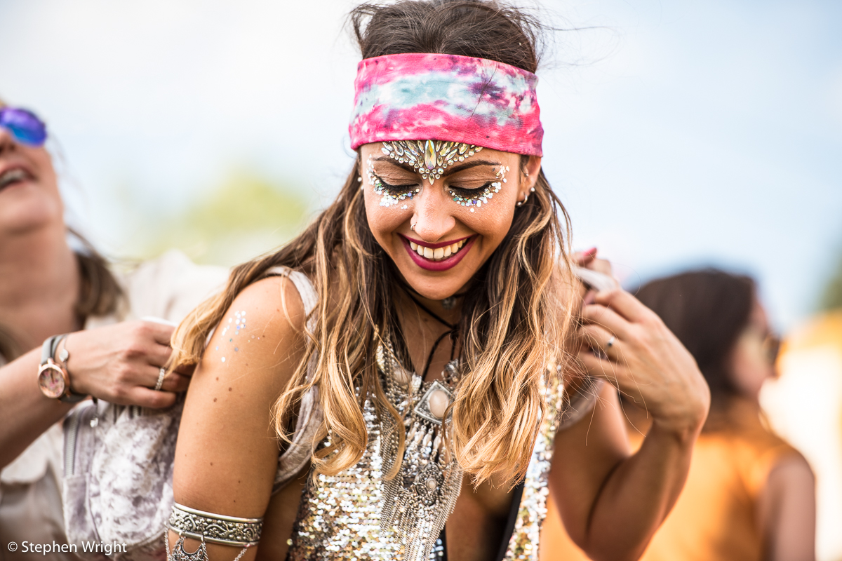 Festival-goers enjoying the final ever Secret Garden Party !