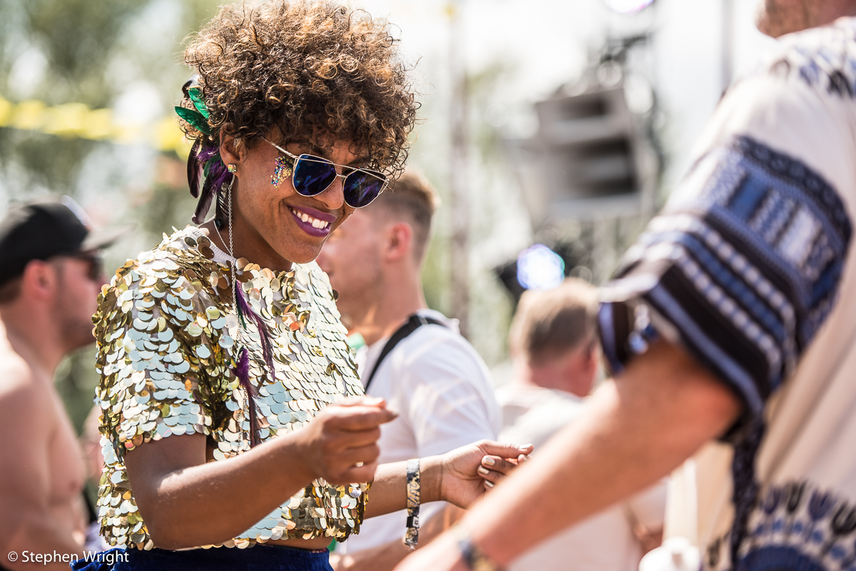 Festival-goers enjoying the final ever Secret Garden Party !