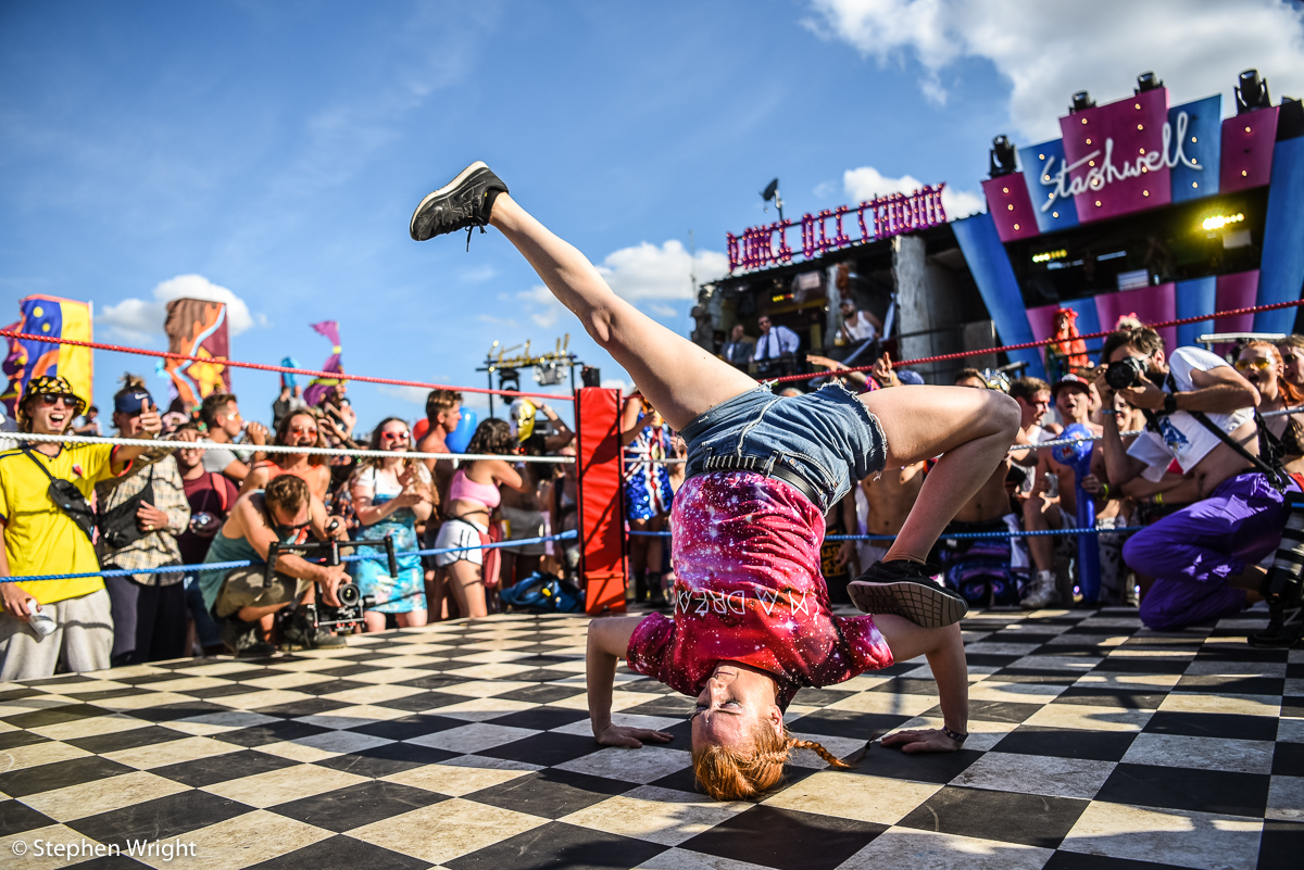 Festival-goers enjoying the final ever Secret Garden Party !