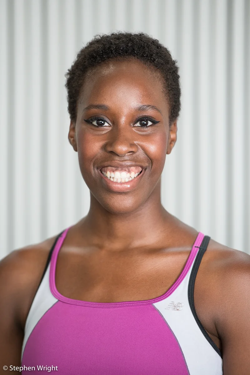 Headshot session with Kym Sojourna of Rambert company. 