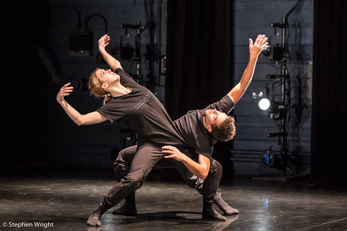 Hannah Ekholm and Leon Poulton of the Alexander Whitley Dance Company perform an extract from 8 Minutes choreographed by Alexander Whitley .