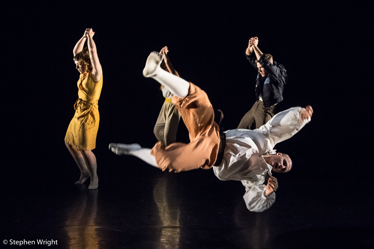 Conor Kerrigan performing Anthony Matsena 's work at the Young Associates sharing at Sadler's Wells .