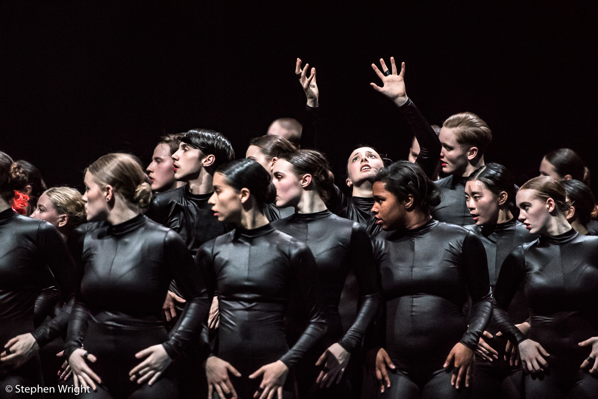 Used to be Blonde choreographed by Sharon Eyal and performed by National Youth Dance Company .
