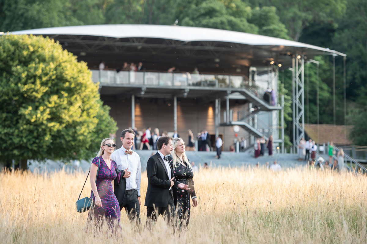 Views of Garsington Opera within the Wormsley Estate .