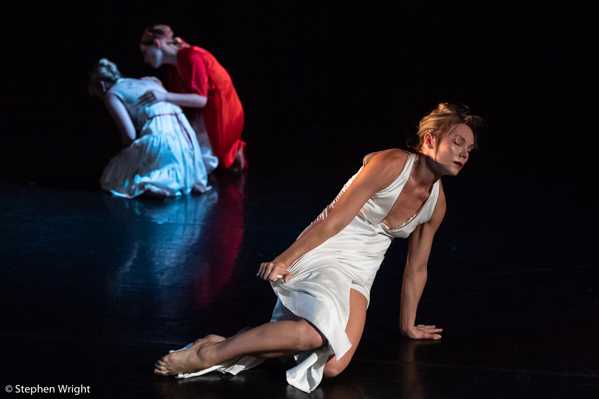 Hannah Kidd performs Three Visions choreographed by Christopher Thomas performed as part of Sadler’s Wells Young Associates .
