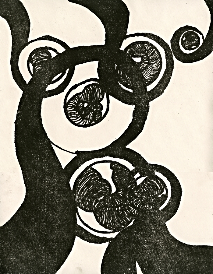  Fetus II | Lithograph | 14 x 18" | 2014 