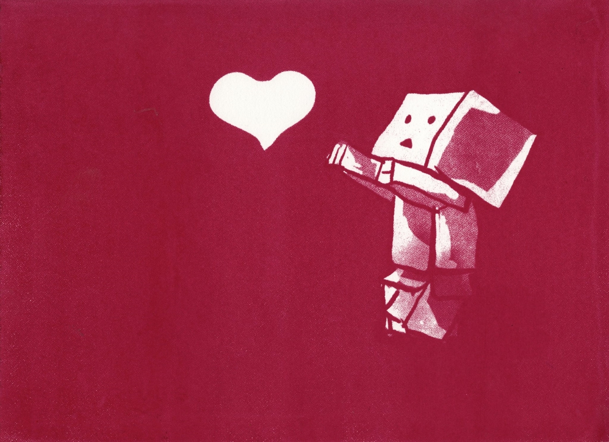 Teaching a Robot to Love | Silkscreen | 11” x 15" | 2014