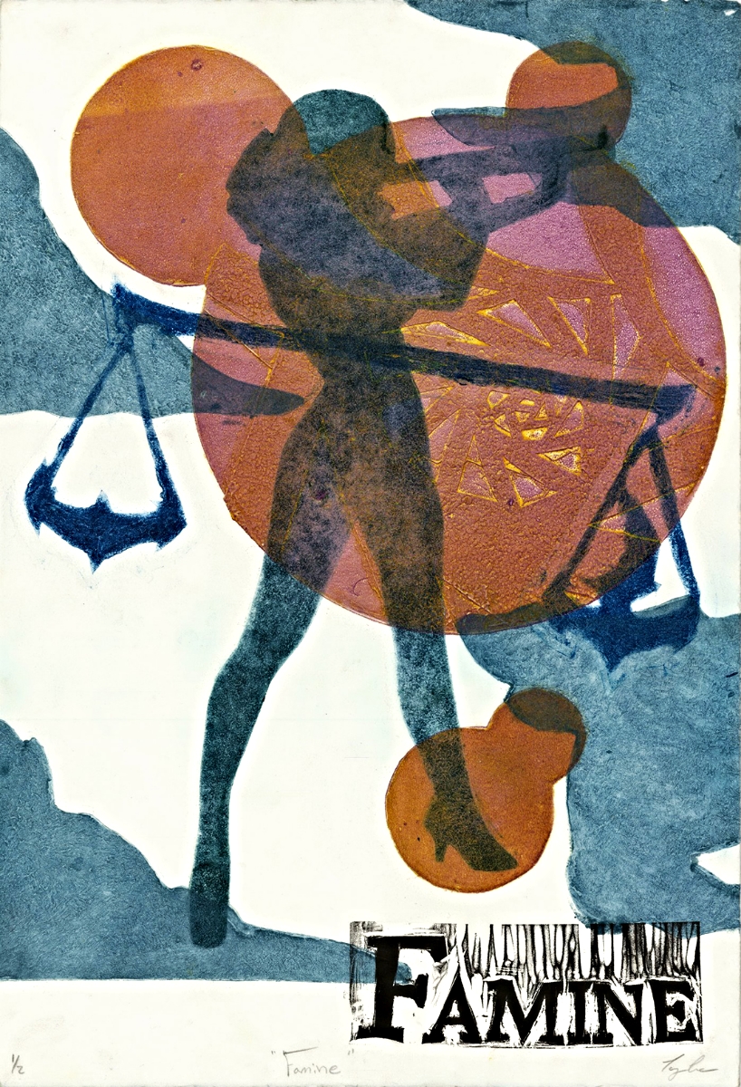 Famine | Collagraph with Relief | 15" x 22" | 2012