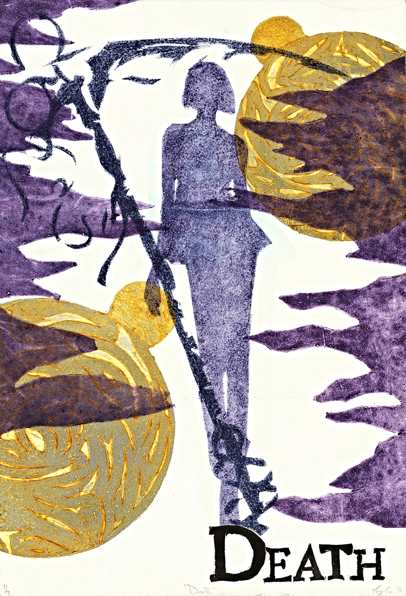 Death | Collagraph with Relief | 15" x 22" | 2012