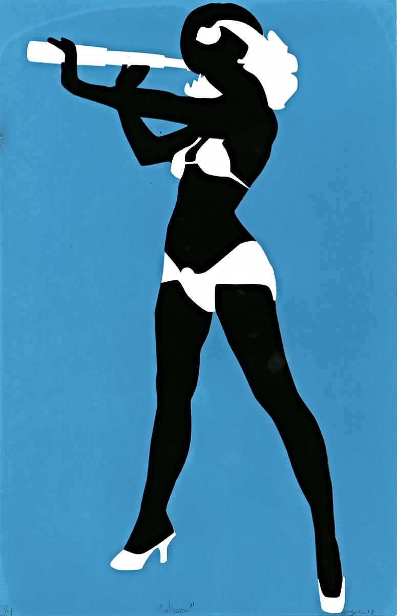 Madison Silhouette | Silkscreen | 8.5" x 11" | 2012