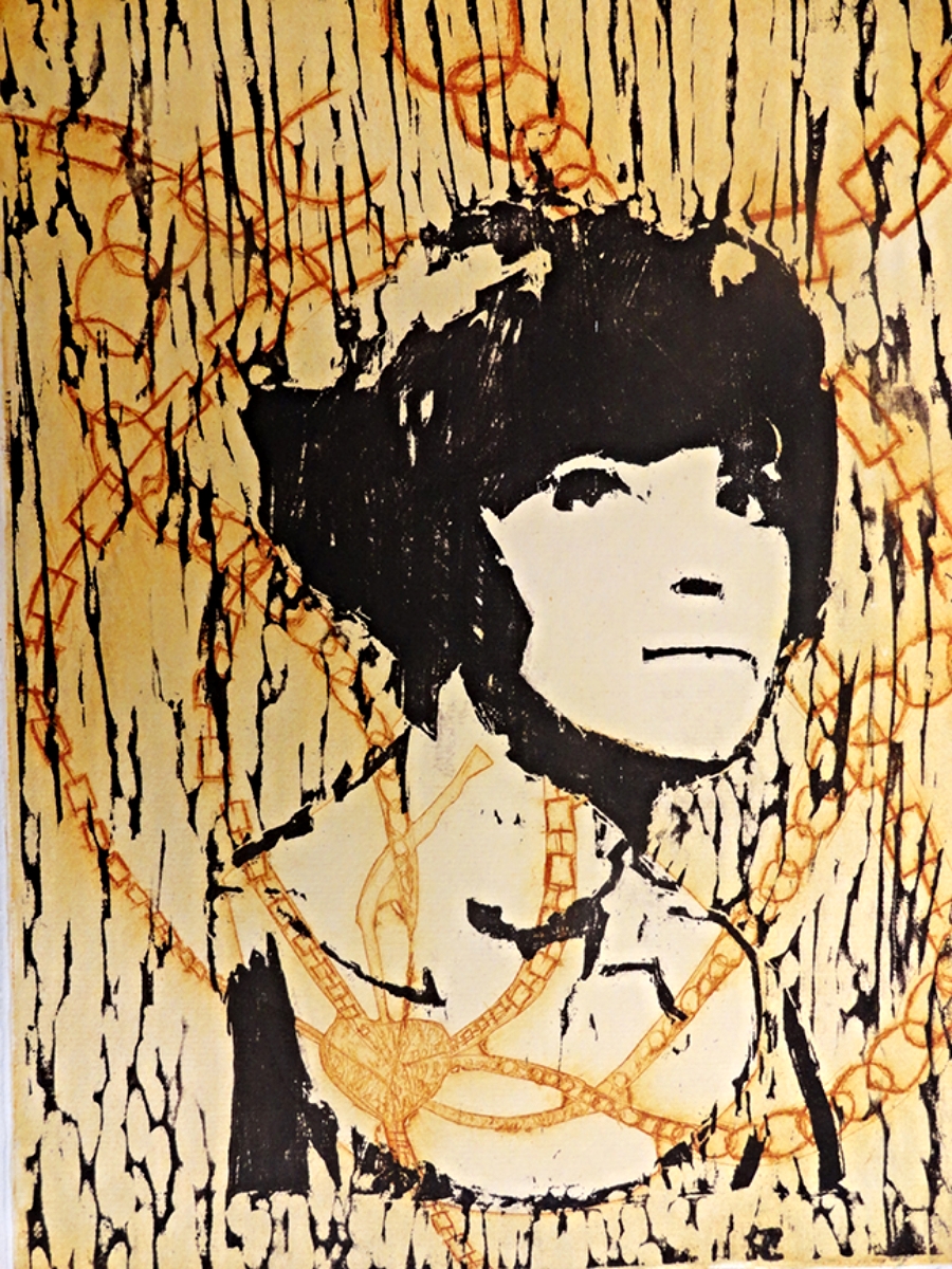 Memories | Relief and Drypoint with Chine-colle | 11" x 15" | 2012