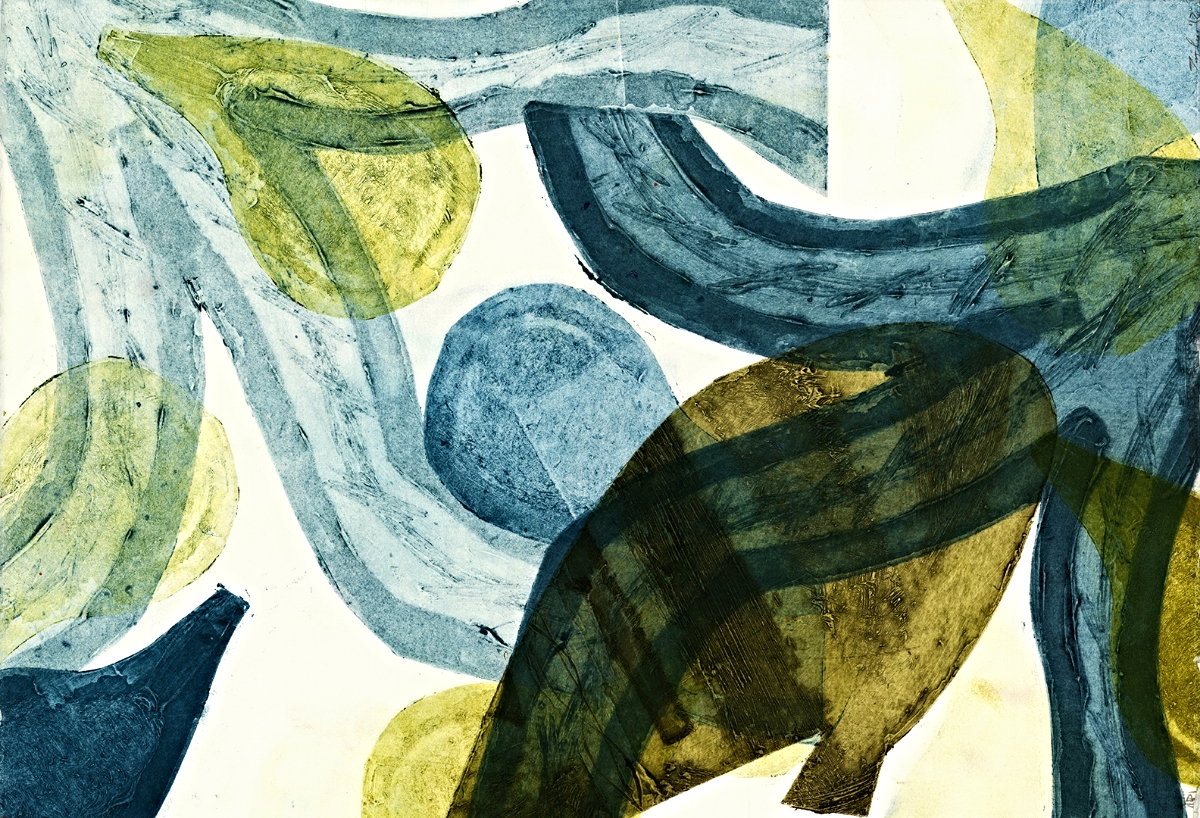 Tranquil Heartlines | Collagraph | 15" x 22" | 2012
