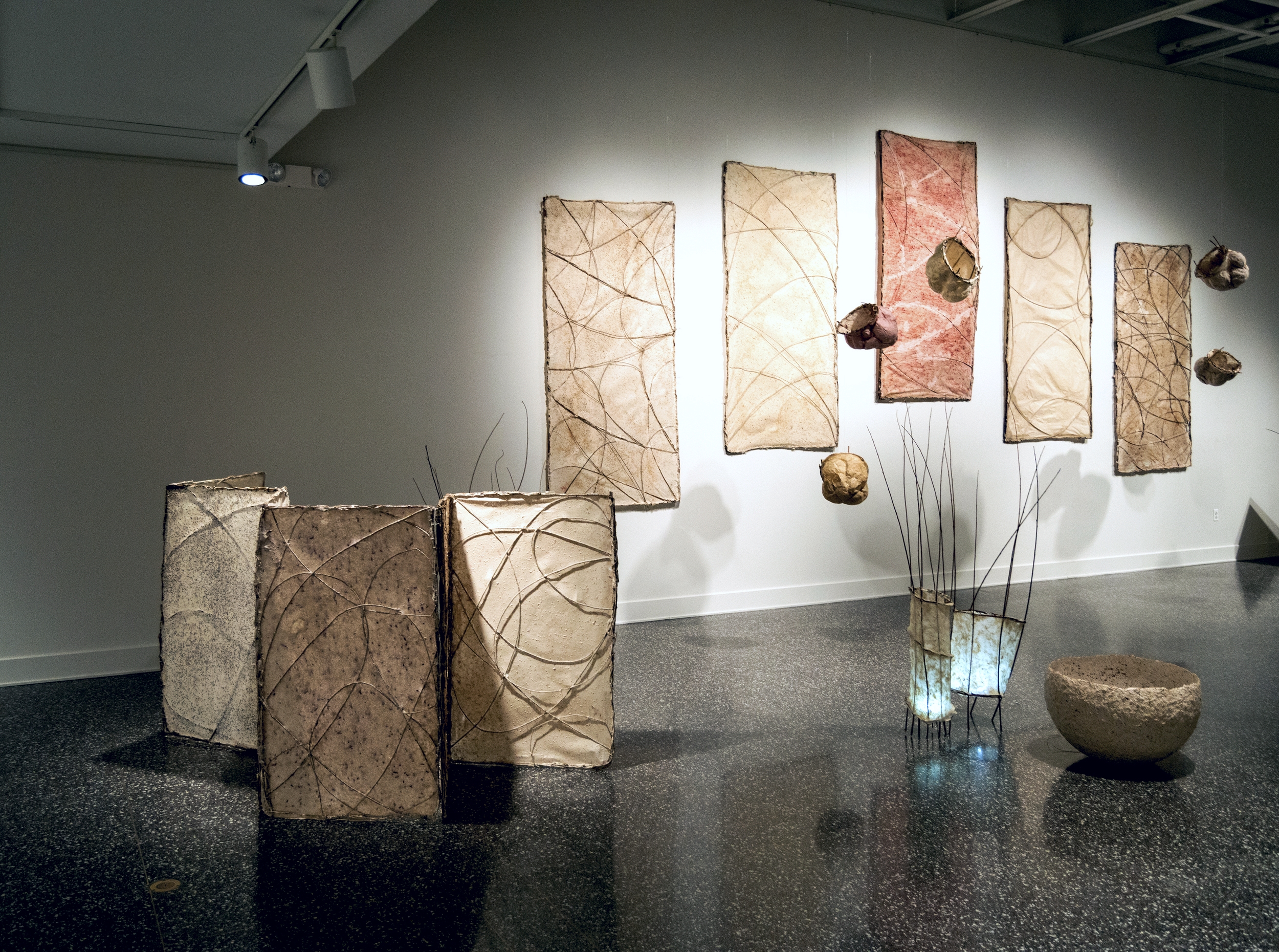 Transformations into the Botanical Conversation, exhibition view (left), 2015