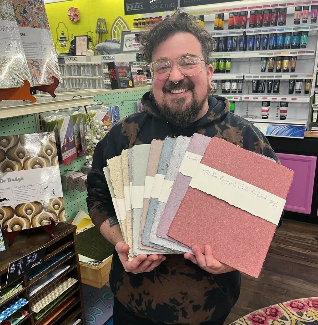  Thank you to Zack and Amanda for reaching out and carrying my handmade paper at their wonderful and beautiful store! 