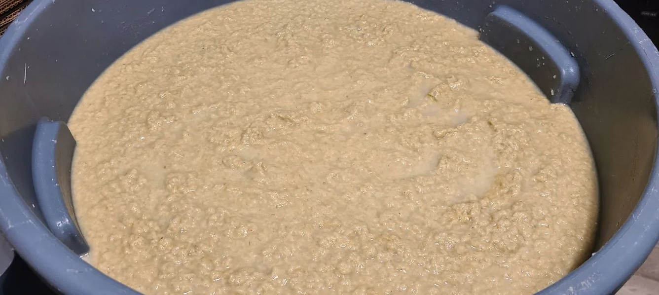  Newest batch of pulp is ready to go! An unique and one of a kind blend of corn, abaca, flax, cotton and alpha cellulose. 