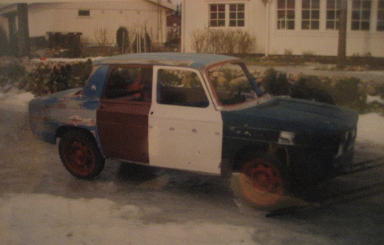 Maalaukseen lähdössä vuonna 1991