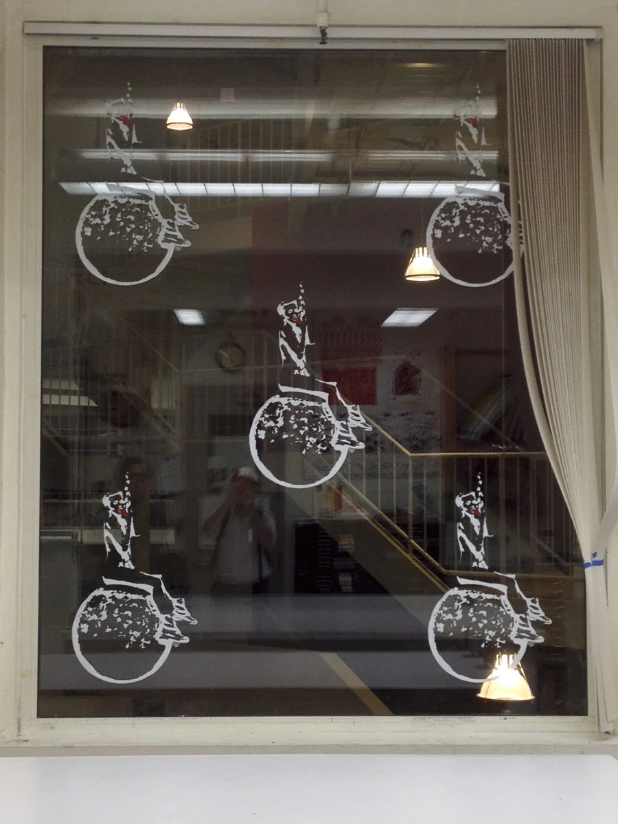 Miley Cyrus Window Installation