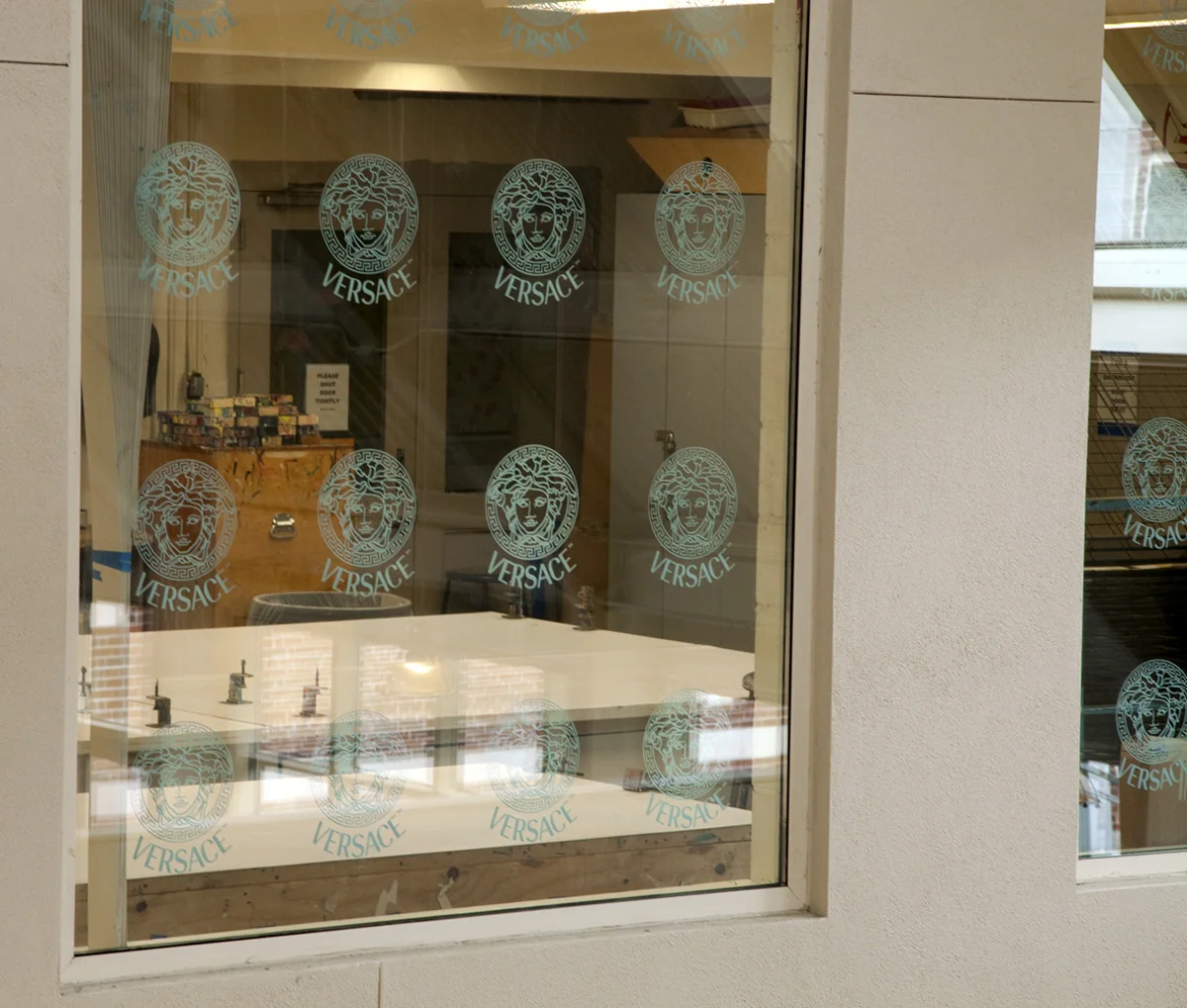 Versace Window Installation