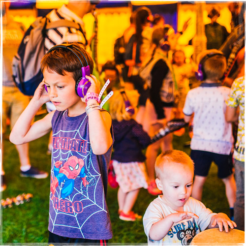 Children enjoying the