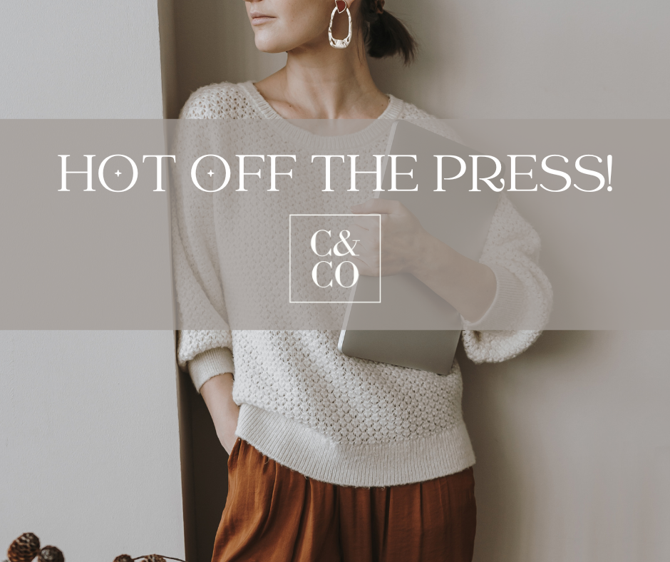 Hot off the Press - November News