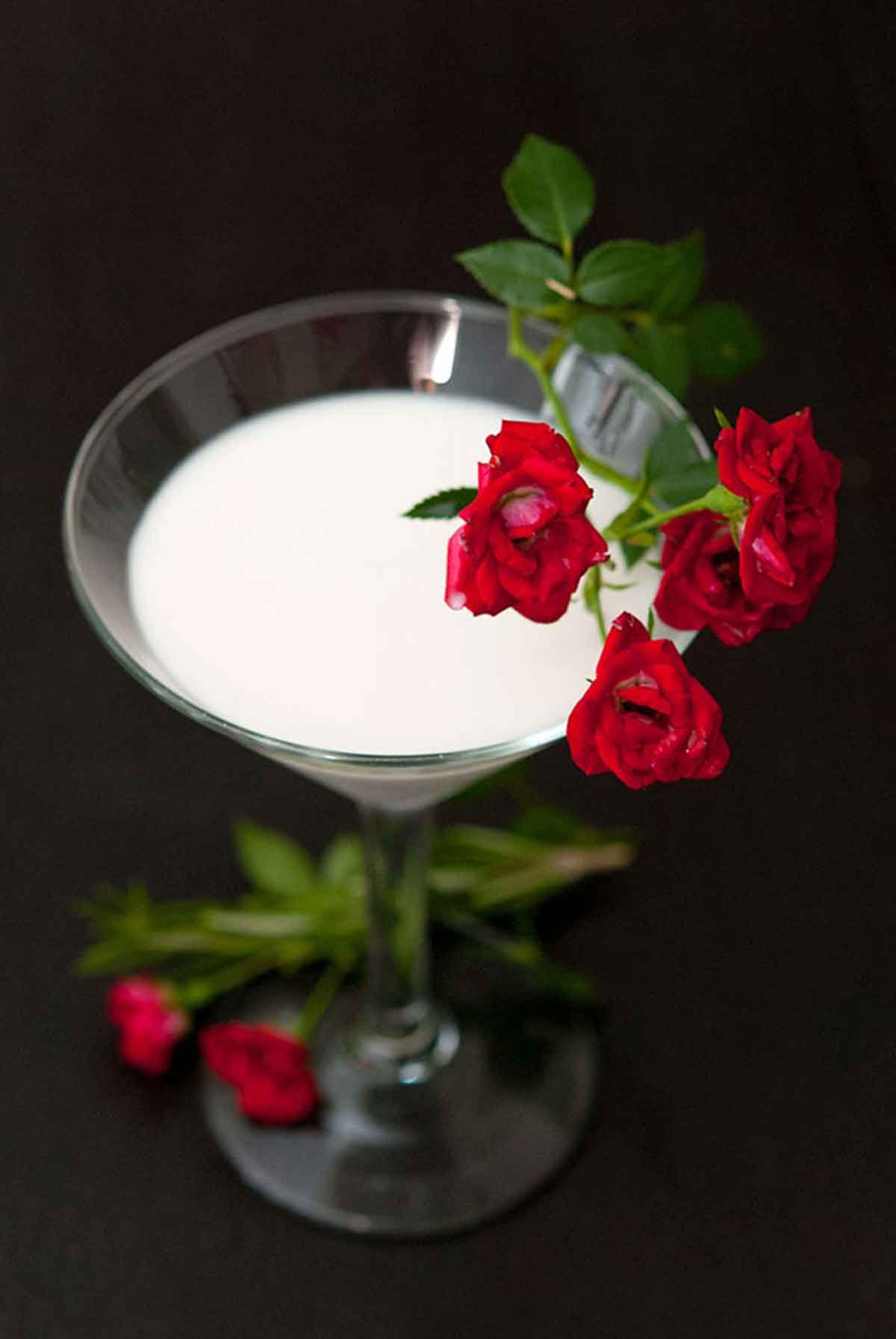 White Rosemary Rose Cocktail