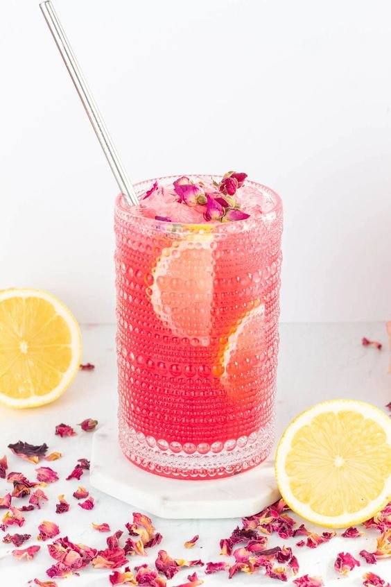 Rose Lemonade Mocktail