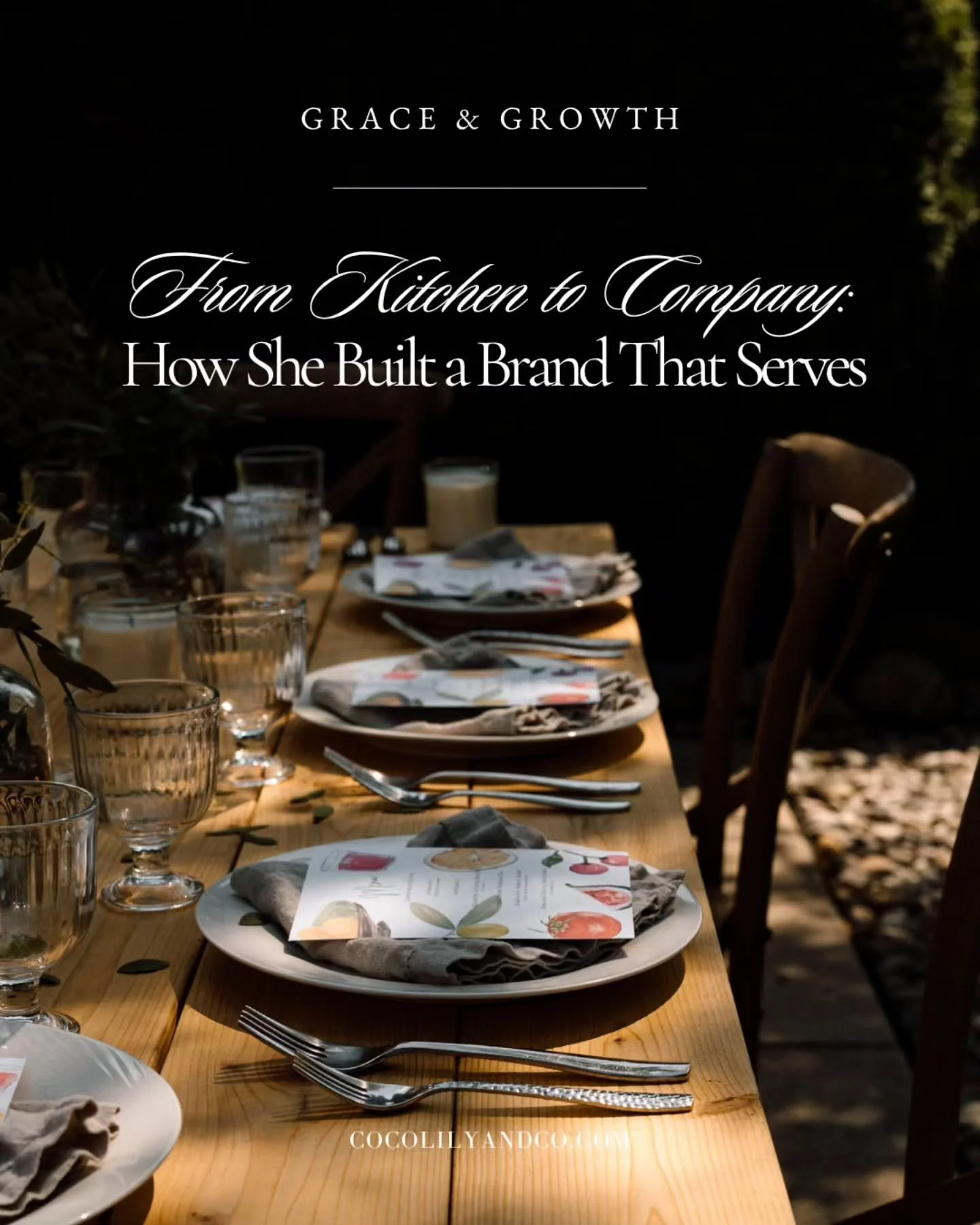 Featured in the latest issue of COCOLILY Magazine.	⁠
⁠
From Kitchen to Company: How She Built a Brand That Serves by Andrea Bercovitch of @the.cateress⁠
⁠ ⁠
The Fall/Winter Edition awaits &mdash; find it through the link in our bio.	⁠
⁠
⁠
.⁠
.⁠
.⁠
.⁠