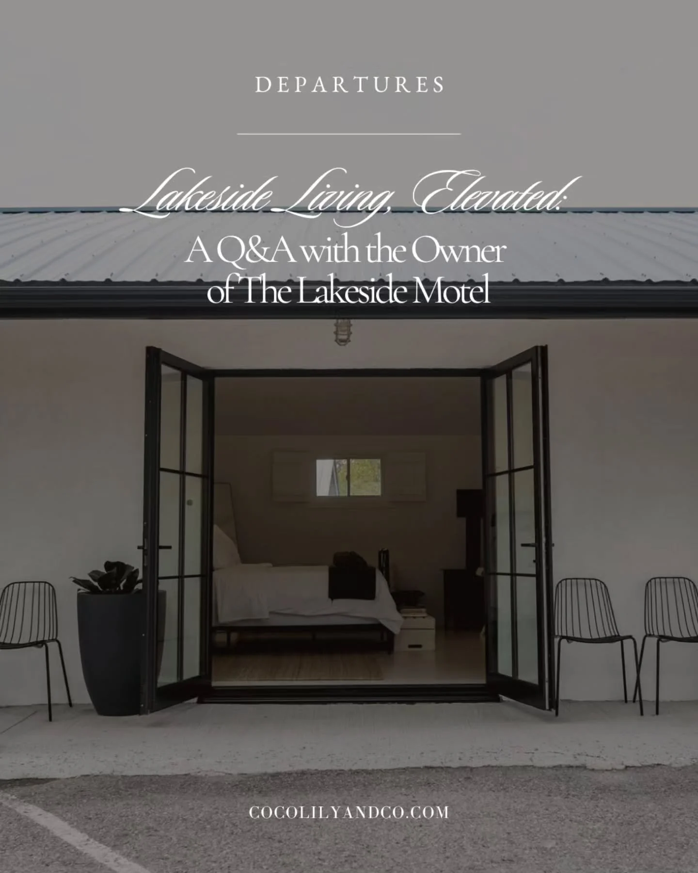 Featured in COCOLILY Magazine.⁠
⁠
Lakeside Living, Elevated: A Q&amp;A with the Owner of @thelakesidemotel ⁠
⁠ ⁠
Discover more fabulous finds, celebration &amp; inspiration in the latest issue by visiting cocolilyandco.com ⁠
**link in bio** ⁠
⁠
⁠
.⁠
