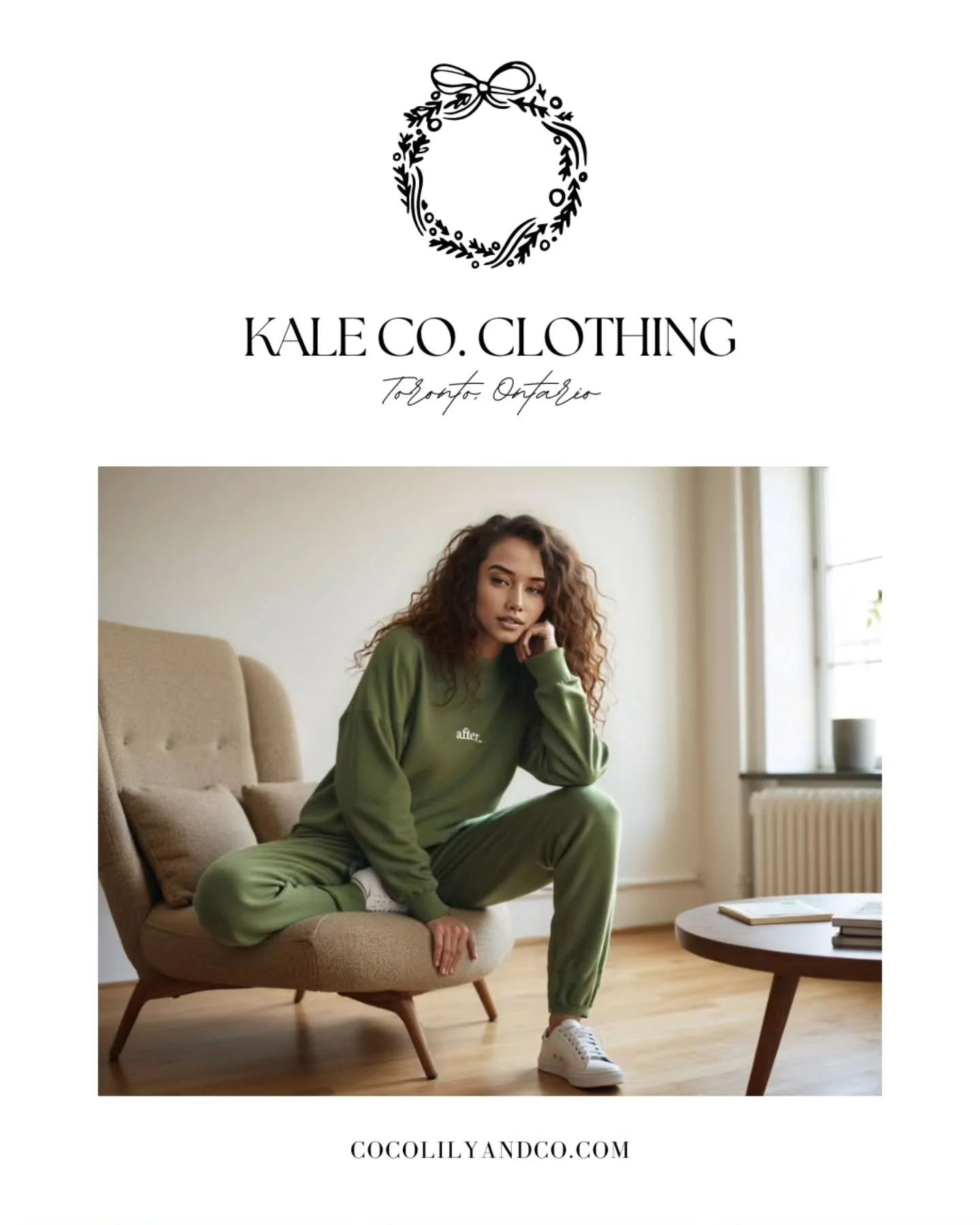 🎀 Vendor Spotlight: Kale Co. Clothing &mdash; Toronto, Ontario⁠
⁠
At ka(+)le co., comfort and sustainability go hand in hand. This Toronto-based brand creates high-quality essentials &mdash; hoodies, sweatpants, crewnecks, and t-shirts &mdash; made 