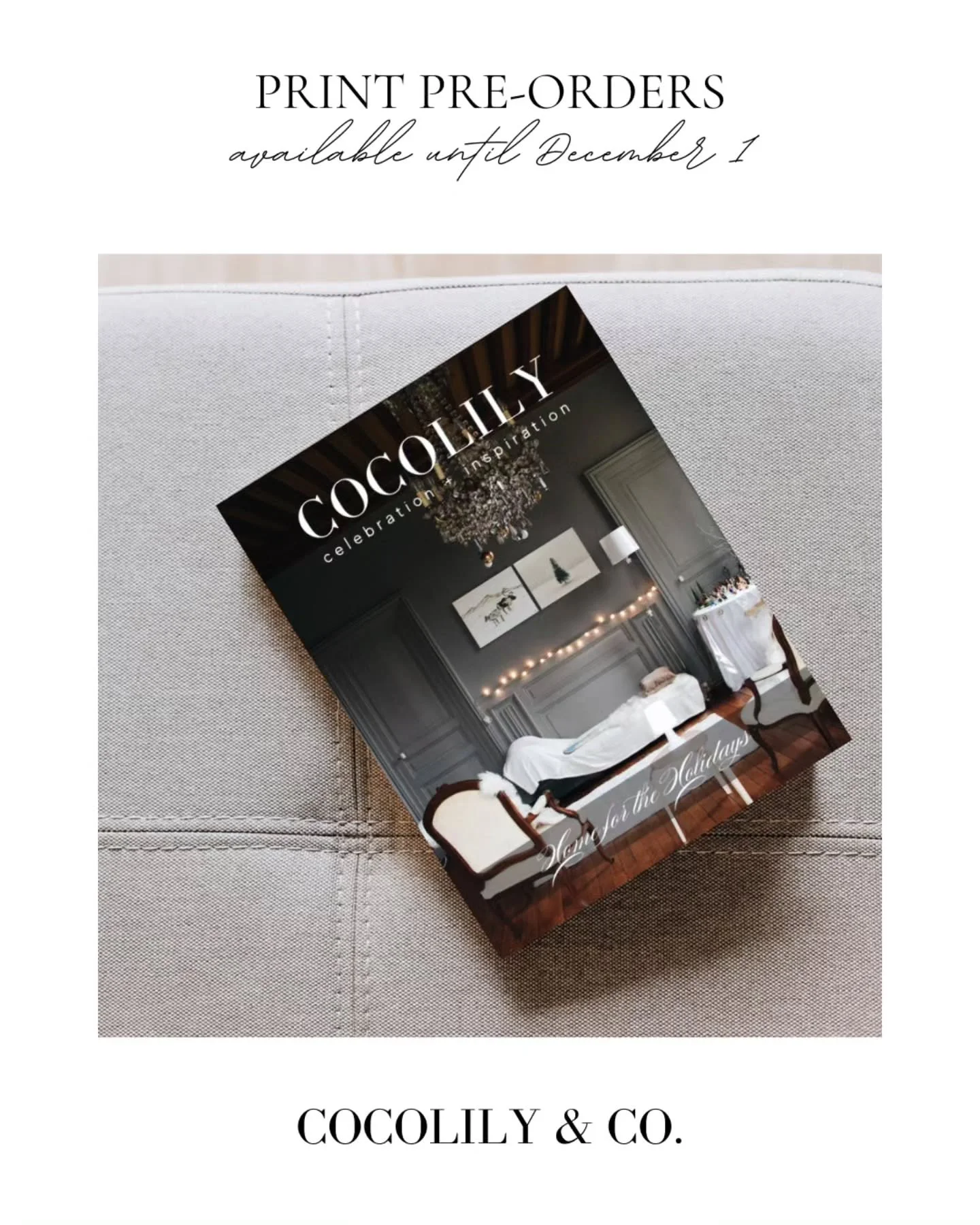 Print pre-orders are now available for the Christmas Edition.⁠
Deadline to order: December 1st.⁠
⁠
Consider this our modern-day homage to the charm of an old-fashioned Christmas wish list &mdash; the kind once folded into catalogues and circled in pe