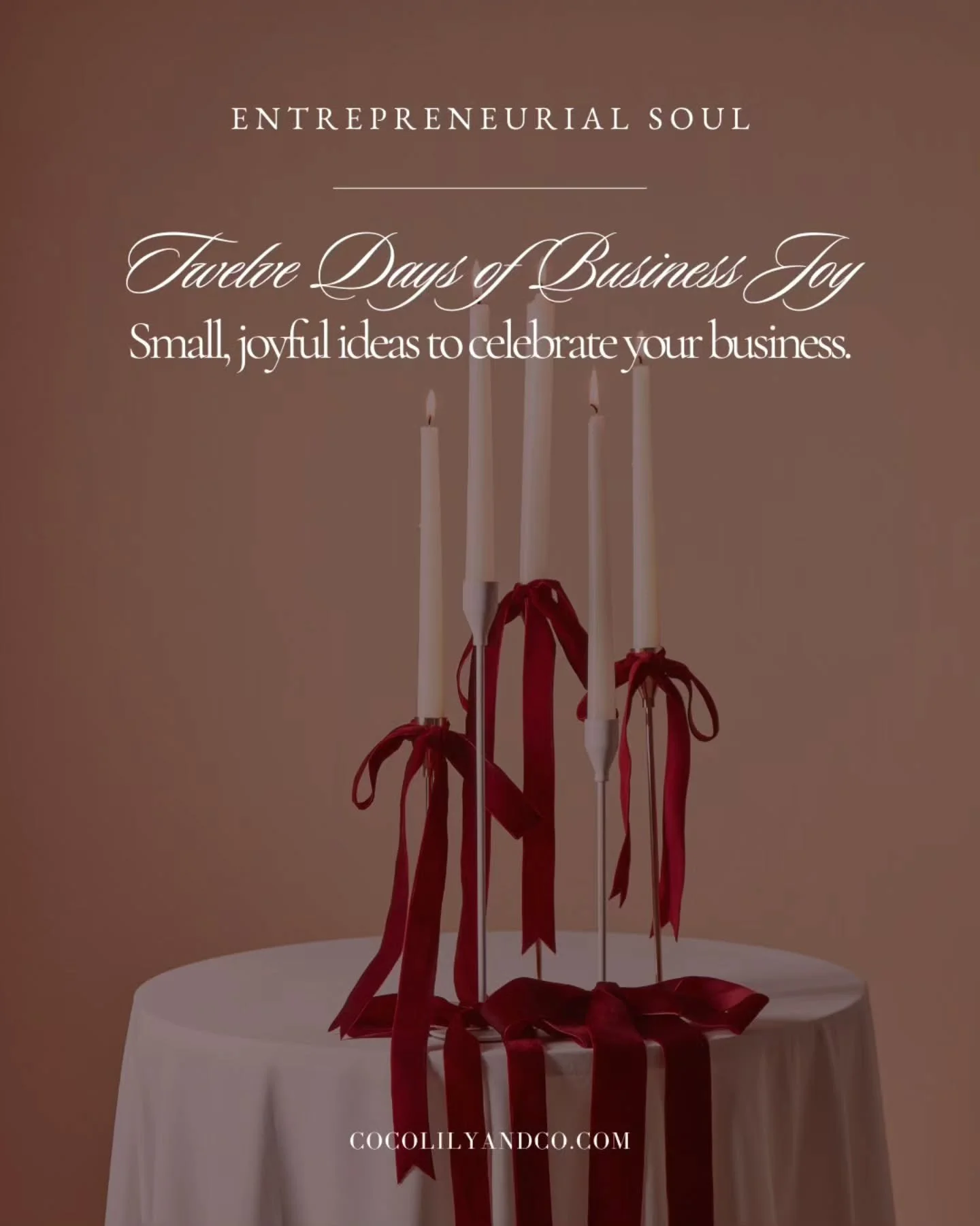 A Note on the Season.⁠🎀
⁠
We are pleased to share our Christmas edition&mdash;an issue shaped by beautiful joy and wonderful Canadian female-led brands.⁠
⁠
Among its pages, you will find Twelve Days of Business Joy&mdash;a collection of petite gestu