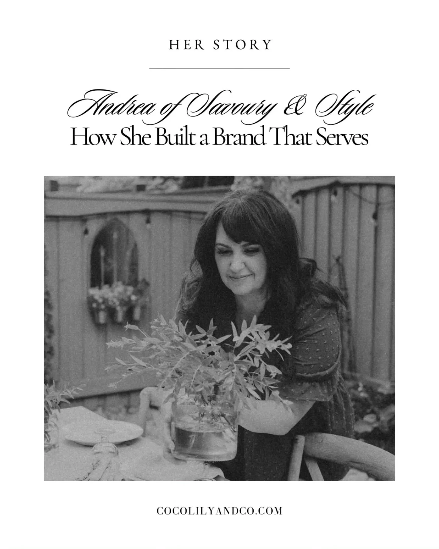 Every brand has a signature detail.⁠
Every entrepreneur, a signature story.⁠
⁠
Andrea&rsquo;s story is a celebration of food, creativity, and connection.⁠
⁠
Discover how she blends food, styling, and teaching in Cook + Style &mdash; a culinary experi